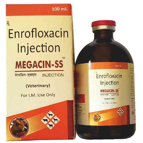 Liquid 100 Ml Enrofloxacin Injection Ip