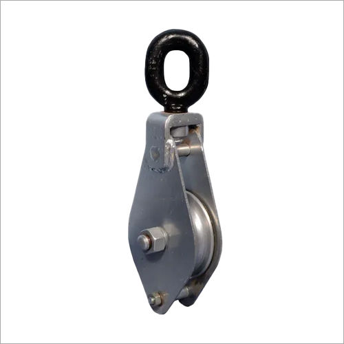 Silver 8 Ton Single Sheave Split Pulley