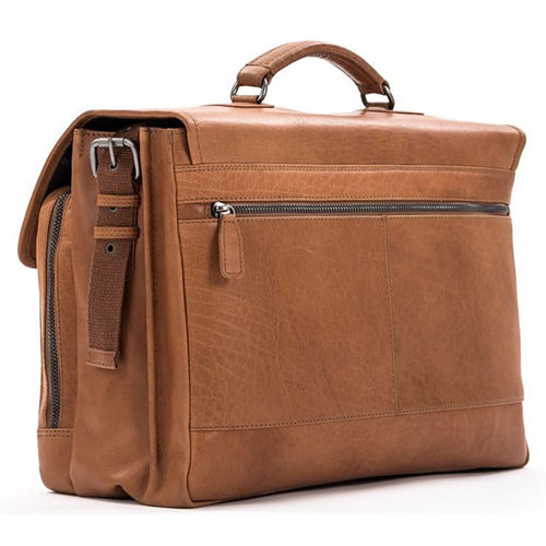 Brown Office Leather Laptop Bag