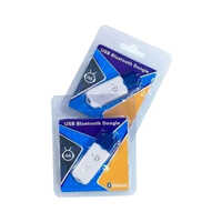 Usb Bluetooth Dongle - Plastic, 15 X 3 X 8.5 Cm, White | 100 Mbps Speed, 50 Hz Frequency, Blister Pack Packaging