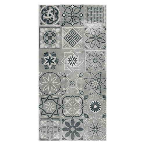 600x1200mm Canyon Grafito Decor Vitrified Tiles