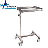 Stainless Steel Mayo Trolley - Various Sizes Available | Durable, Eco-friendly Design For Hospital Use