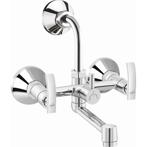 2 In 1 Wall Mixer With L-bend