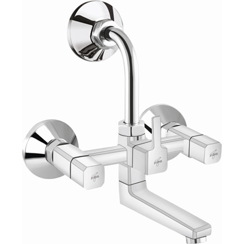 2 In 1 Wall Mixer With L-bend