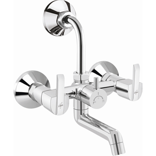 2 In 1 Wall Mixer With Bend