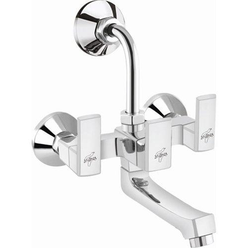 2 In 1 Wall Mixer With Bend