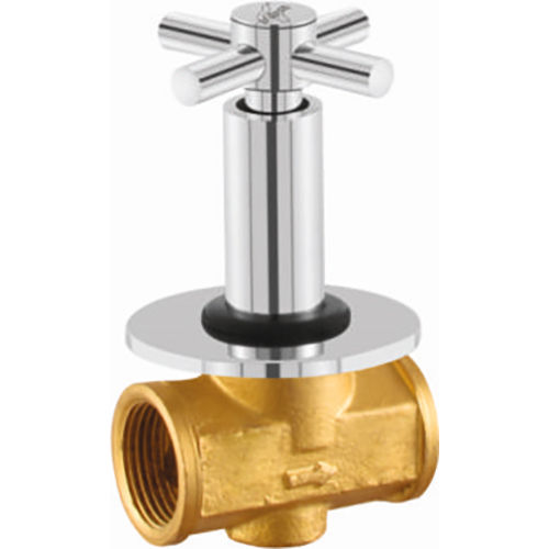 Silver And Golden Flush Valve