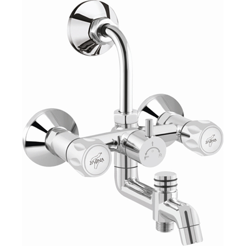 3 In 1 Wall Mixer With Bend