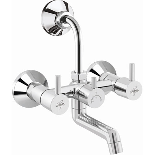 2 In 1 Wall Mixer With Bend