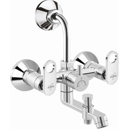 Silver 3 In 1 Wall Mixer