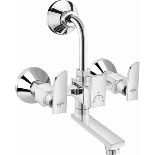 2 In 1 Wall Mixer With Bend