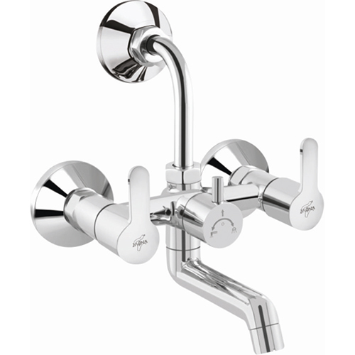 2 In 1 Wall Mixer With Bend