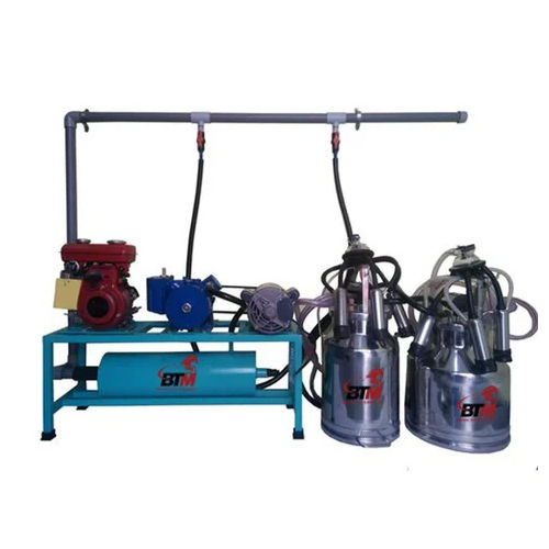 Fixed Type Double Bucket Milking Machine