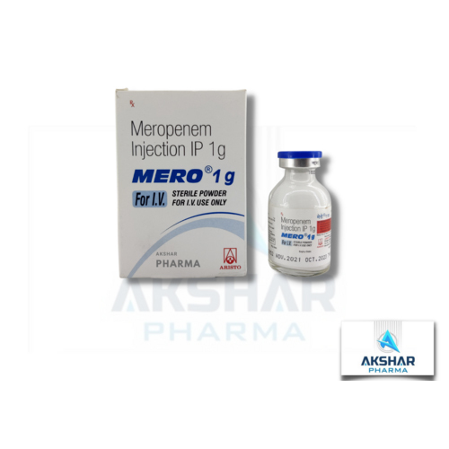 Mero 1 Gm Injection - Formulations Form: Liquid