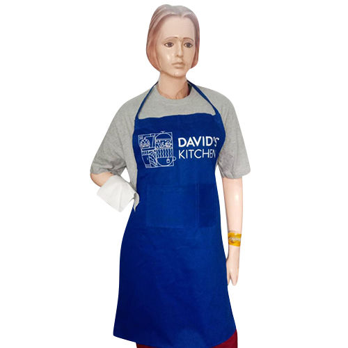 Blue Kitchen Uniforms Tshirt With Apron