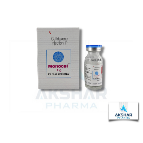 Monocef 1 Gm Injection - Application: Hospital