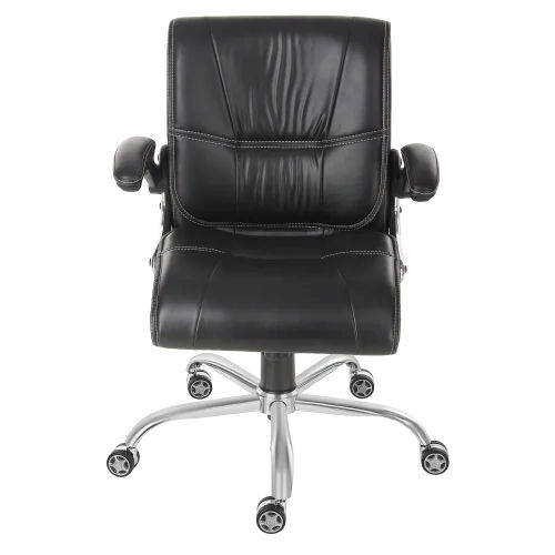 Black Ergonomic Mid Back Office Chair