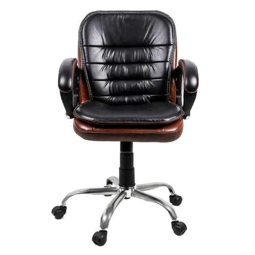 Black Ergonomic Plain Office Chair