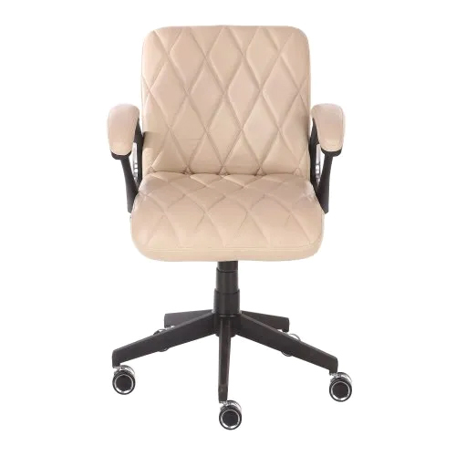 Peach High Back Office Chair - Leatherette Steel Frame Ergonomic Design | Royal Look Termite Resistant Adjustable Features Eco-Friendly Comfort