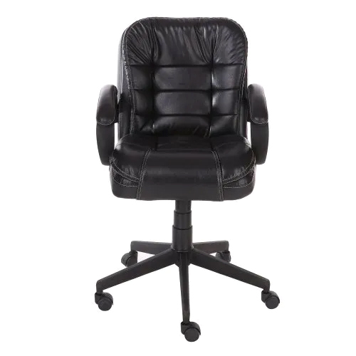 Black Low Back Tilting Office Chair