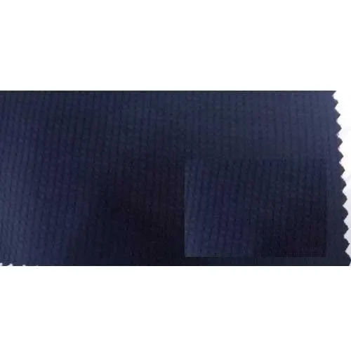 Waffle Knitted Fabric - Color: Blue
