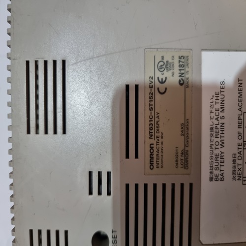 OMRON NT631C-ST152-EV2 INTERACTIVE DISPLAY
