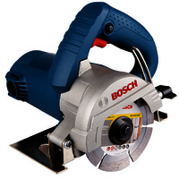 Bosch Diamond Stone Cutter - Stainless Steel, 240 Volt Rated Voltage, 50 Hertz Frequency | Electric Power Source, Blue Color, 1 Year Warranty