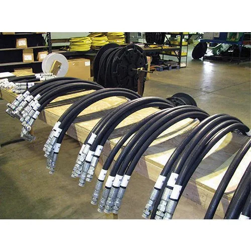 Hydraulic Hose - Synthetic Rubber Hose ID 6.4Mm-50.8Mm Hose OD 12.7Mm-73Mm | Durable Material Flexible Design High Pressure Leak Resistance Easy Installation