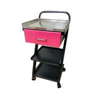 Mild Steel Ecg Trolley - Design: With Rails