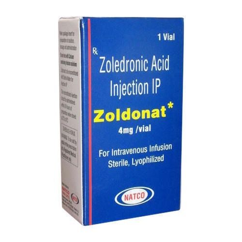 Zoledronic Acid Injection - 4mg Dosage | Effective Osteoporosis Treatment, Reduces Bone Fracture Risk, Supports Kidney Health, Requires Medical Supervision