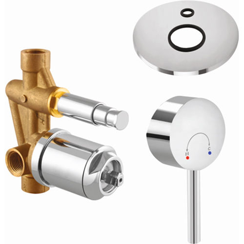 Silver Single Lever Concealed Diverter