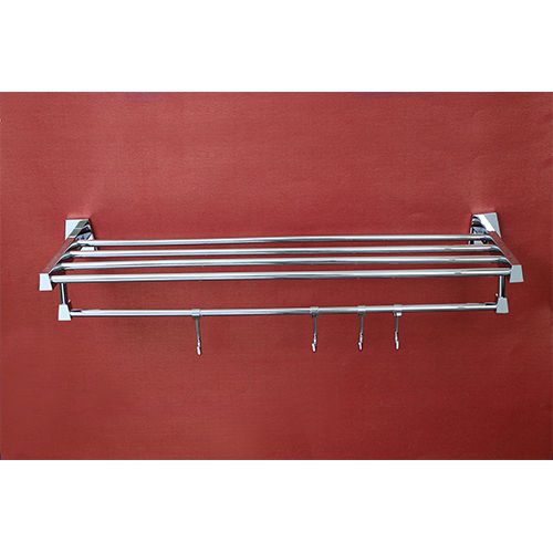 Silver Towel Rack