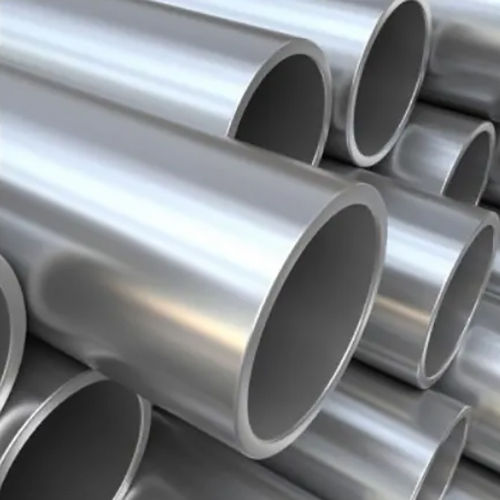 Silver Carbon Steel Round Pipe