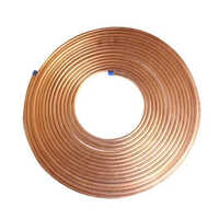 Refrigeration Copper Tube - Polished Round Copper Profile, Alloy Material, Brown Color