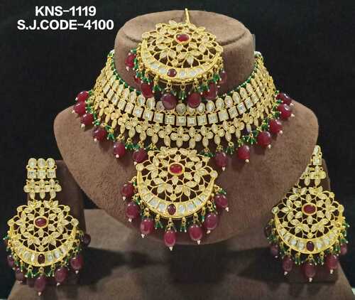HEAVY KUNDAN NECKLACE SET