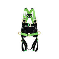 Industrial Full Body Safety Harness - Unisex, Reusable Design | Ideal For Commercial Applications