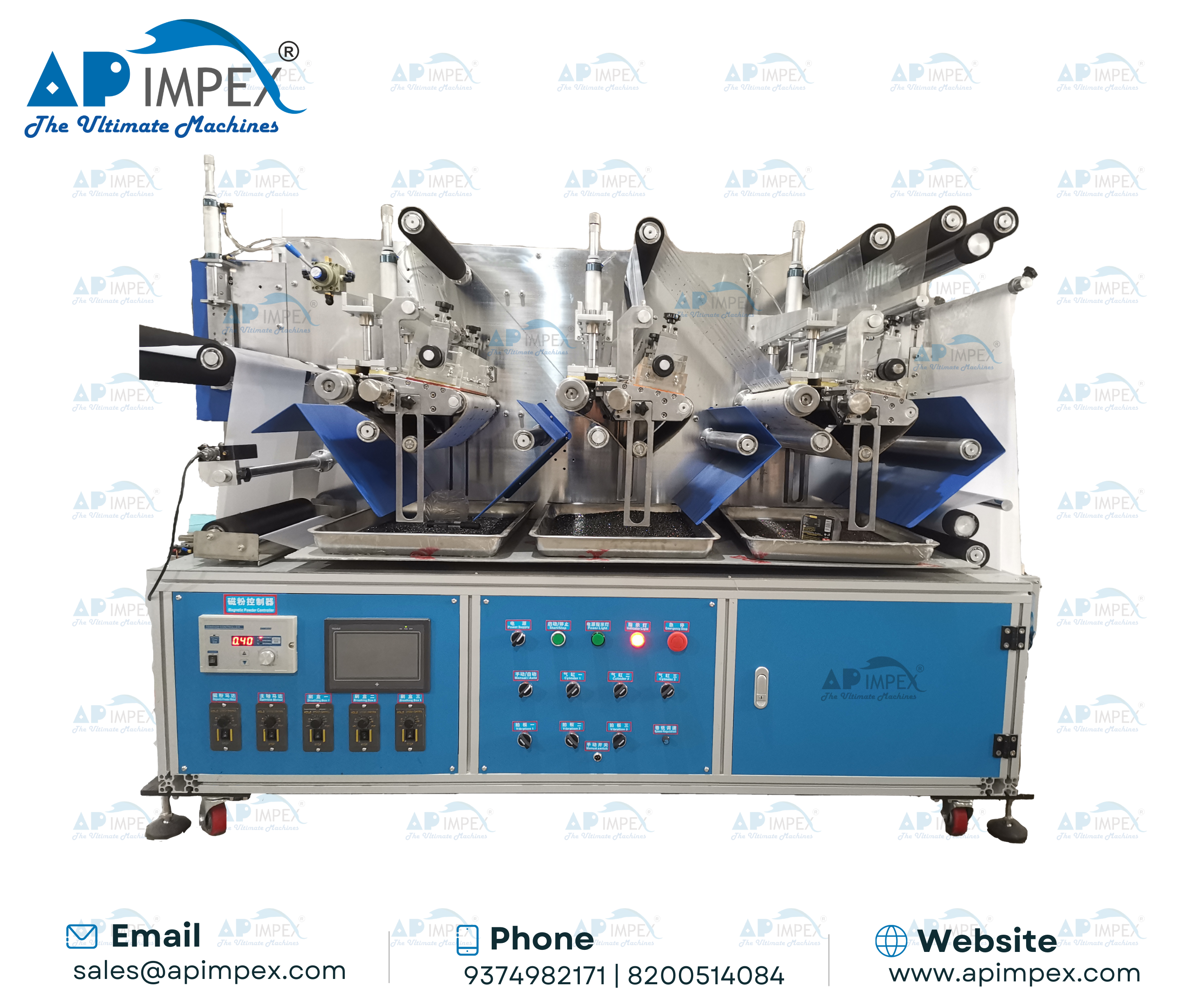 Three Color Rhinestone Transfer Machine