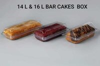 Dry Cakes Hinged Boxes - Color: Transparent