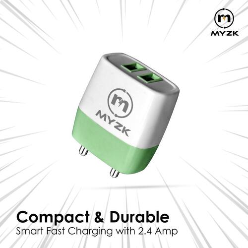 2.4 Amp Mobile Charger - Body Material: Plastic