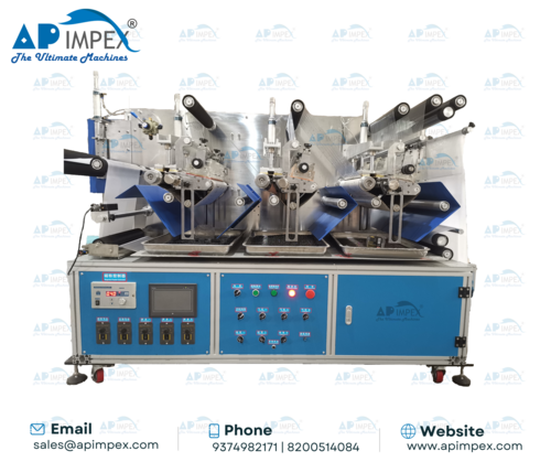 Automatic Three Color Rhinestone Transfer Machine