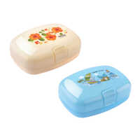 Plastic Soap Case - Pp Material, Multicolor With Glossy Finish, Various Sizes And Shapes | Lightweight Design, Water Drain Holes, Lock & Cover Options