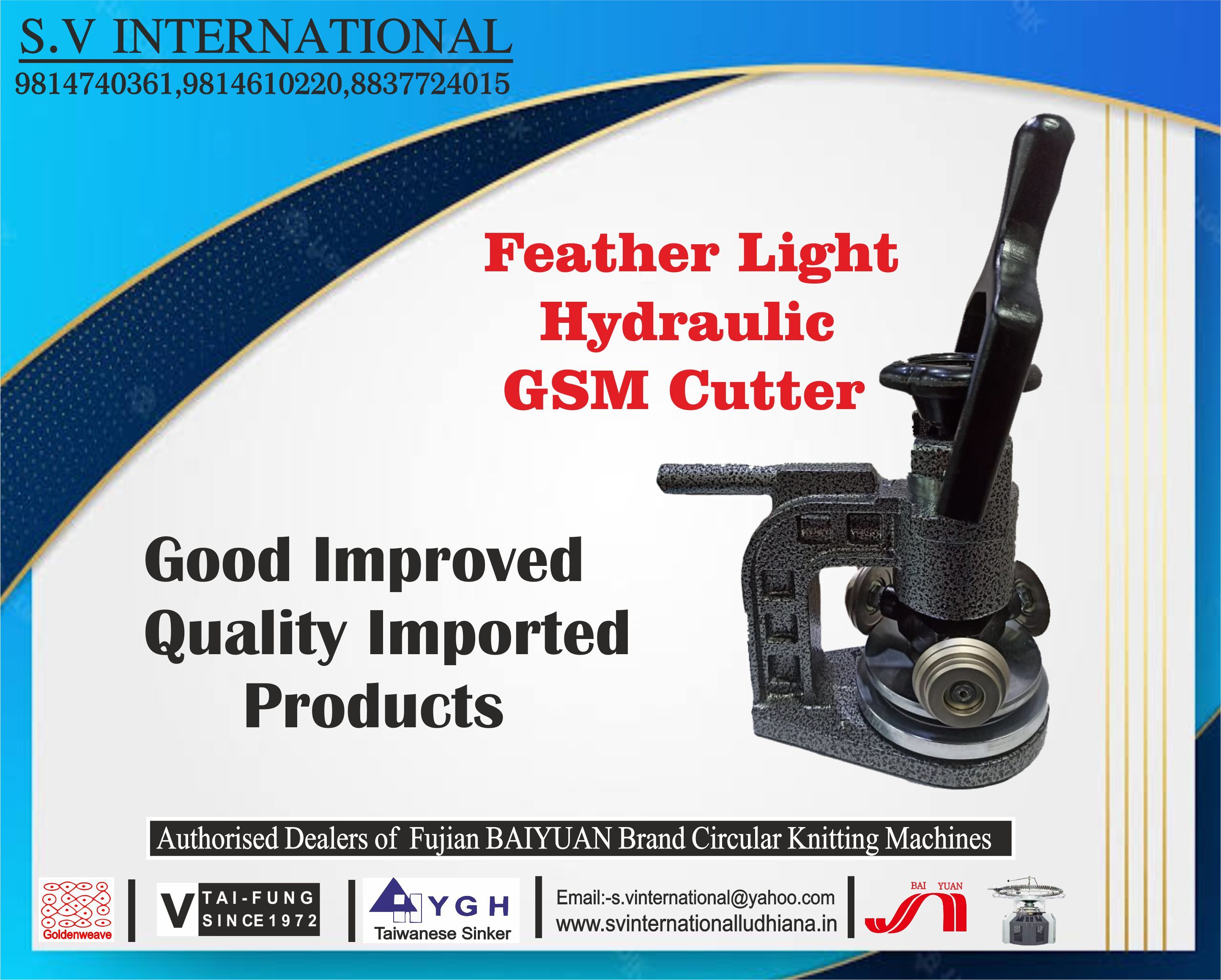 Feather Light (Unbreakable) Hydraulic GSM Cutter