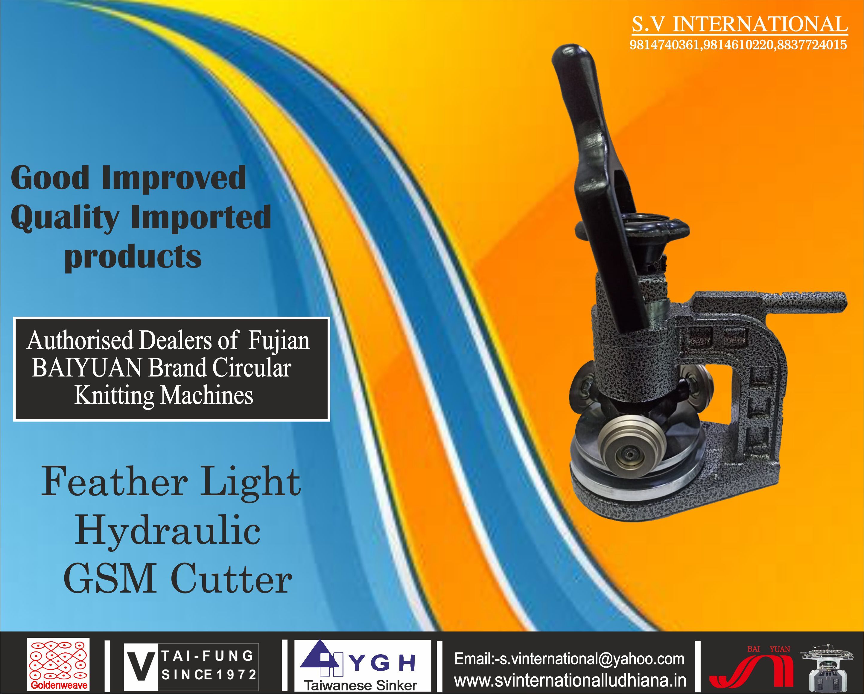 Feather Light (Unbreakable) Hydraulic GSM Cutter