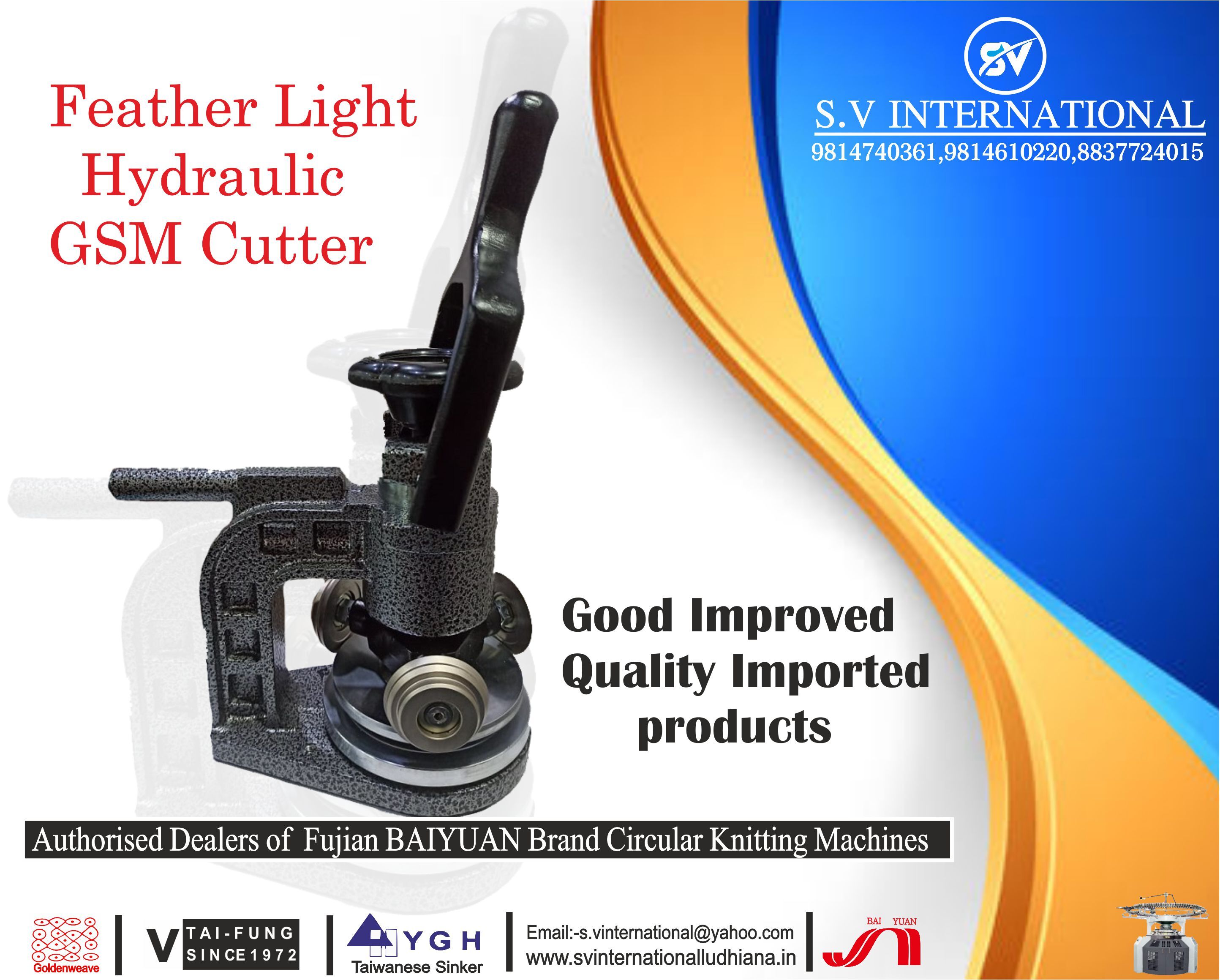 Feather Light (Unbreakable) Hydraulic GSM Cutter