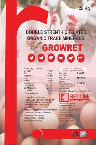 DOUBLE STRENTH CHELATED ORGANICS TRACE MINERALS VETERINARY