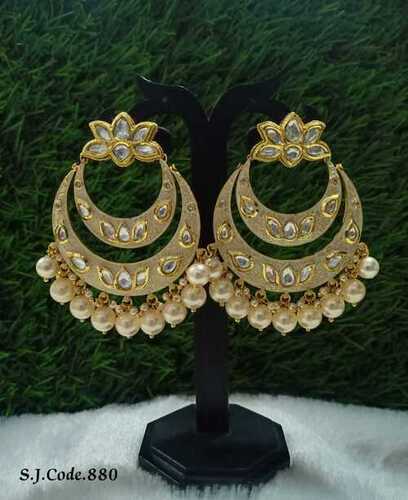 CHANDBALI KUNDAN EARRING
