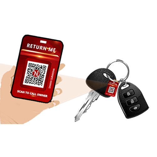 Key Chain Qr Code Sticker Application: Commercial