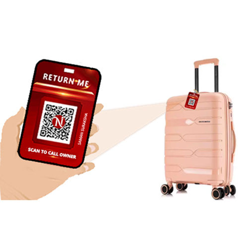 Trolly Bag QR Code Sticker