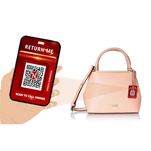 Hand Bag QR Code Sticker