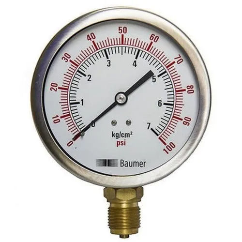 150 Mm Air Pressure Gauge Accuracy: High  %